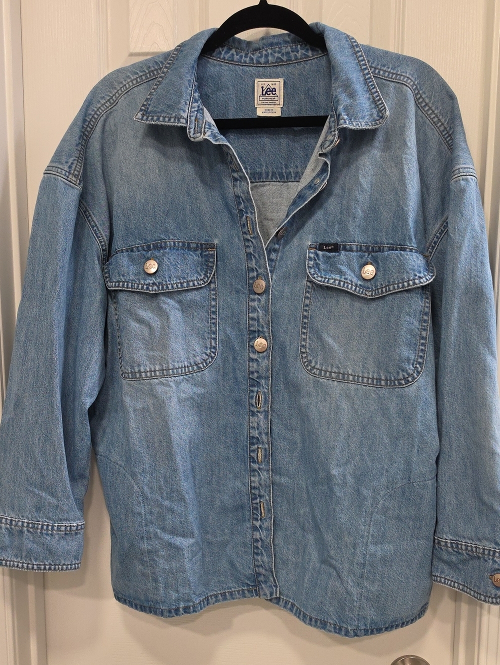 Lee Light Blue Denim Shirt Jacket